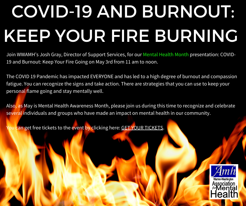 To Register go to https://www.eventbrite.com/e/covid-19-and-burnout-keep-your-fire-going-tickets-150059059687